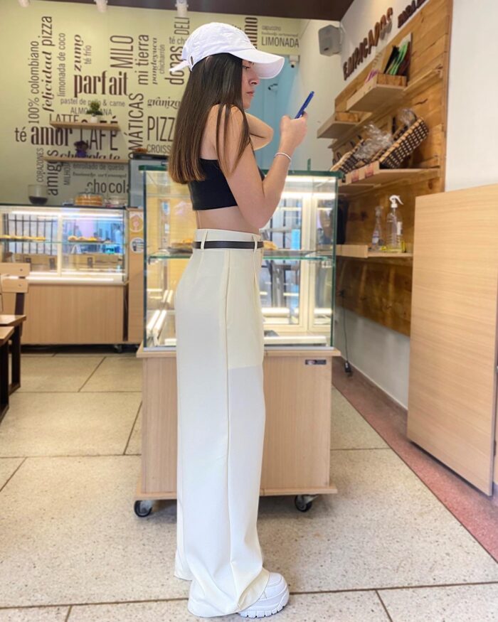 Ref. Maddie: Pantalón color hueso - Image 1