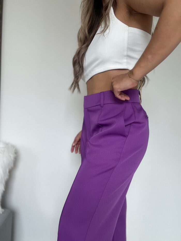 Ref. 067: Pantalón recto semiceñido - púrpura - Image 5