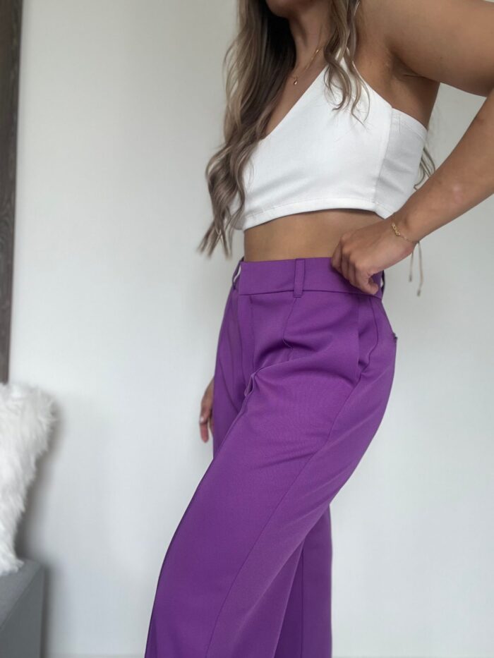 Ref. 067: Pantalón recto semiceñido - púrpura - Image 6