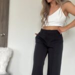 Ref. 067-3: Pantalón recto semiceñido - negro