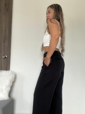Ref. 067: Pantalón recto semiceñido - negro - Image 4