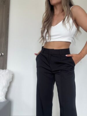 Ref. 067: Pantalón recto semiceñido - negro - Image 6