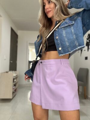 Ref. 069: Falda/short - lila nude