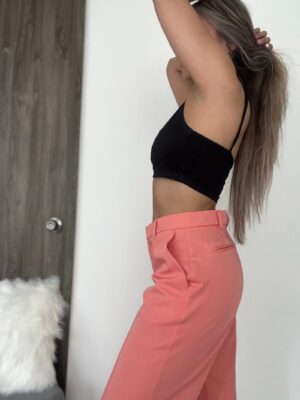 Ref. 067: Pantalón recto semiceñido - salmón - Image 2