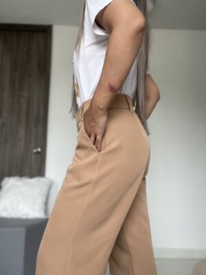 Ref. 057: Pantalón semicampana clásico - camel - Image 5