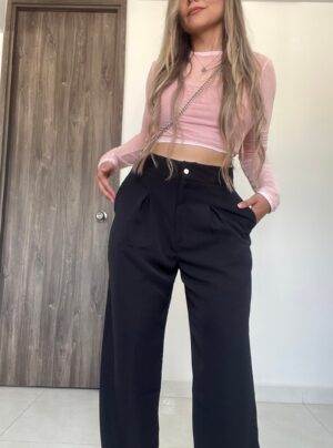 Ref. 015: Pantalón corte clásico en color negro - Image 5