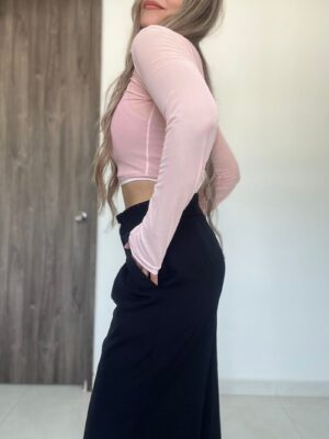 Ref. 015: Pantalón corte clásico en color negro - Image 3