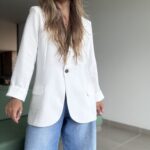 Ref.098-1: Blazer Clásico oversize- Blanco