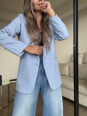 Ref.099-1: Blazer Elegante- Azul Bebé - Image 2