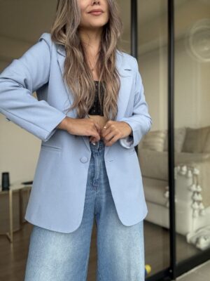 Ref.099-1: Blazer Elegante- Azul Bebé - Image 4