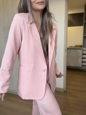 Ref.099: Blazer Elegante y pantalón clásico recto- Palo de Rosa - Image 6