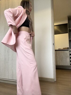 Ref.099: Blazer Elegante y pantalón clásico recto- Palo de Rosa - Image 8