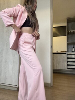 Ref.099: Blazer Elegante y pantalón clásico recto- Palo de Rosa - Image 9