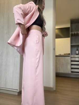 Ref.099: Blazer Elegante y pantalón clásico recto- Palo de Rosa - Image 10