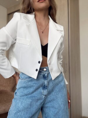 Ref. 102-2: Blazer corto - Hueso - Image 2