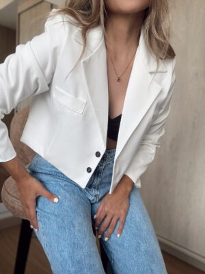 Ref. 102-2: Blazer corto - Hueso - Image 5