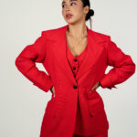 Ref.110-1: Blazer Semi-Oversize – Rojo
