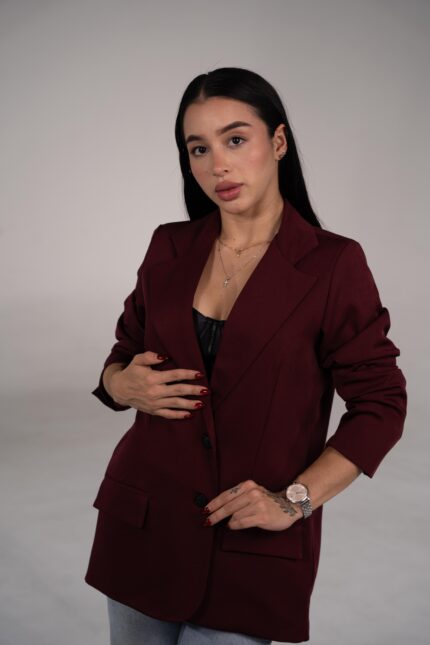 Ref.115: Blazer Vioka Rojo Vino